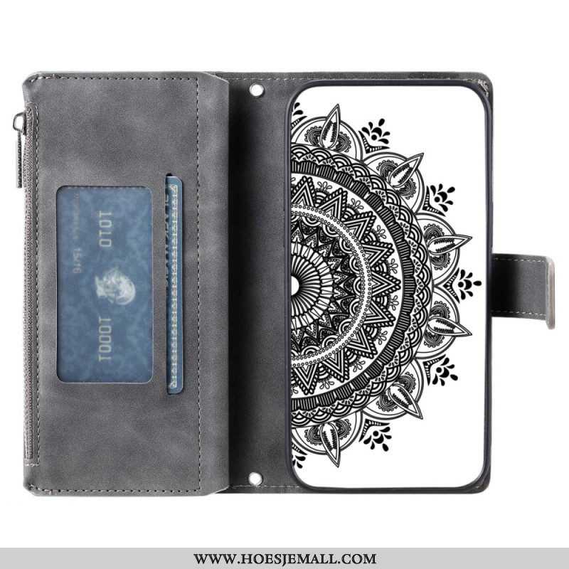 Folio-hoesje voor Samsung Galaxy S23 5G Multifunctionele Mandala