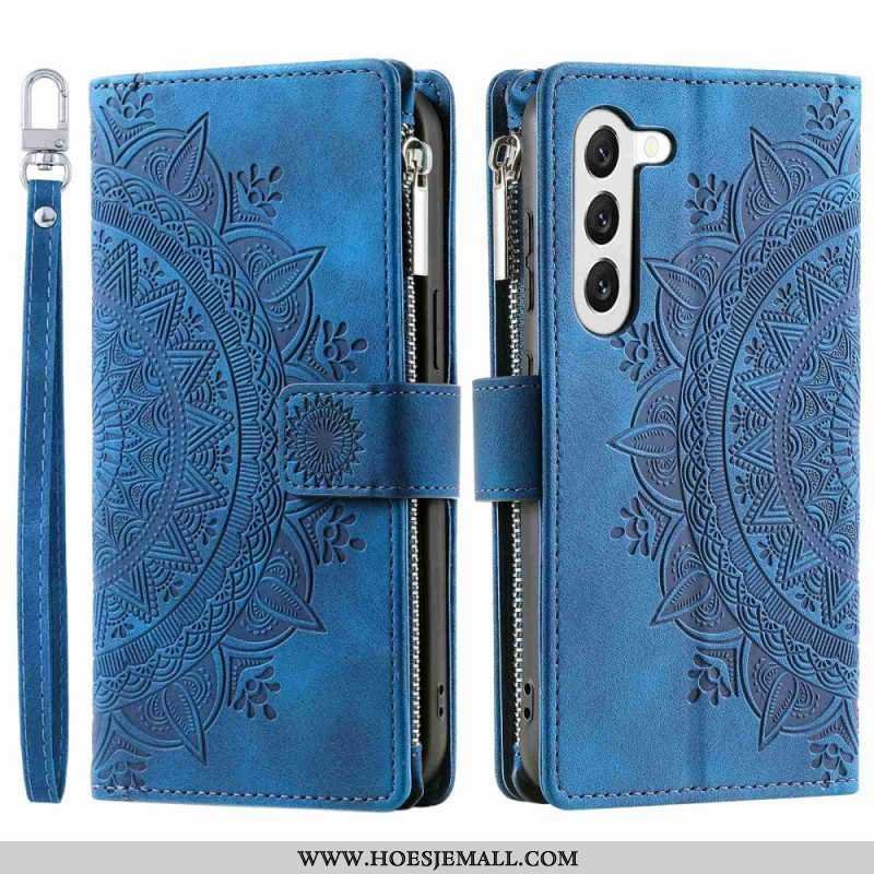 Folio-hoesje voor Samsung Galaxy S23 5G Multifunctionele Mandala