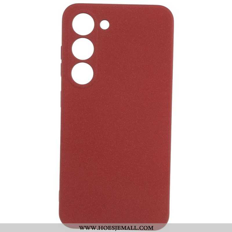 Hoesje voor Samsung Galaxy S23 5G Flexibele Siliconen Mat