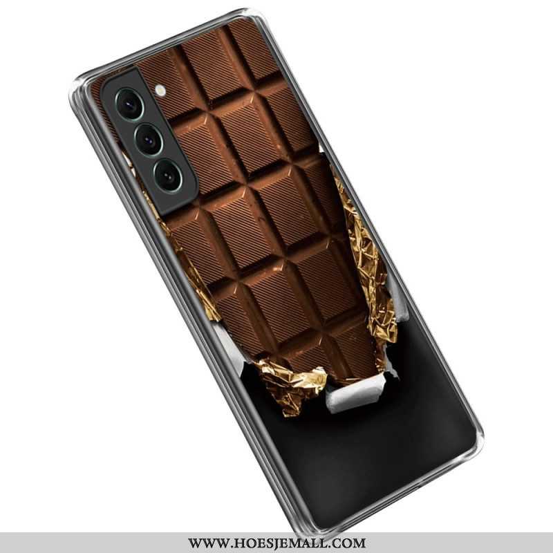 Telefoonhoesje voor Samsung Galaxy S23 5G Flexibele Chocolade