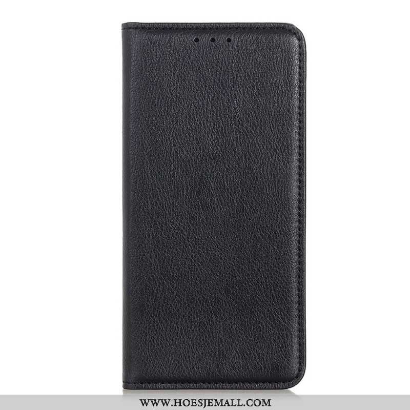 Bescherming Hoesje voor Samsung Galaxy S23 5G Folio-hoesje Litchi Splitleer