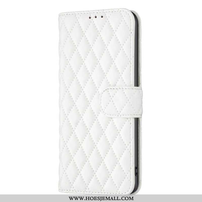 Flip Case voor Samsung Galaxy S23 5G Gewatteerde Binfen Kleur