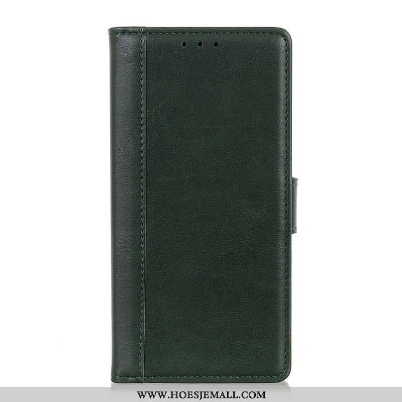 Flip Case voor Samsung Galaxy S23 5G Leren Styling