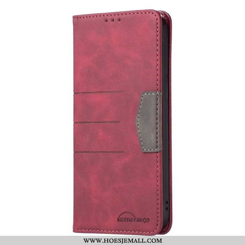 Bescherming Hoesje voor Samsung Galaxy S23 5G Folio-hoesje Binfen-kleur