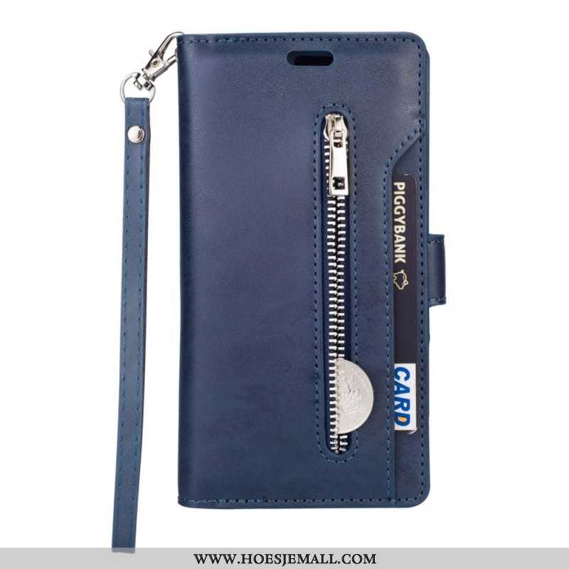 Folio-hoesje voor Samsung Galaxy S23 5G Met Ketting Lanyard Portemonnee