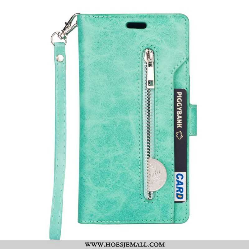 Folio-hoesje voor Samsung Galaxy S23 5G Met Ketting Lanyard Portemonnee