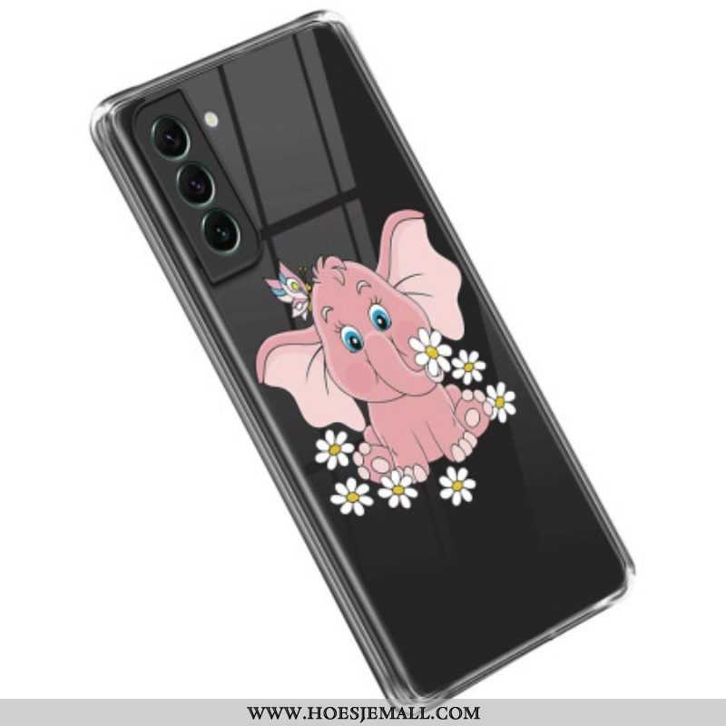 Hoesje voor Samsung Galaxy S23 5G Naadloze Roze Olifant