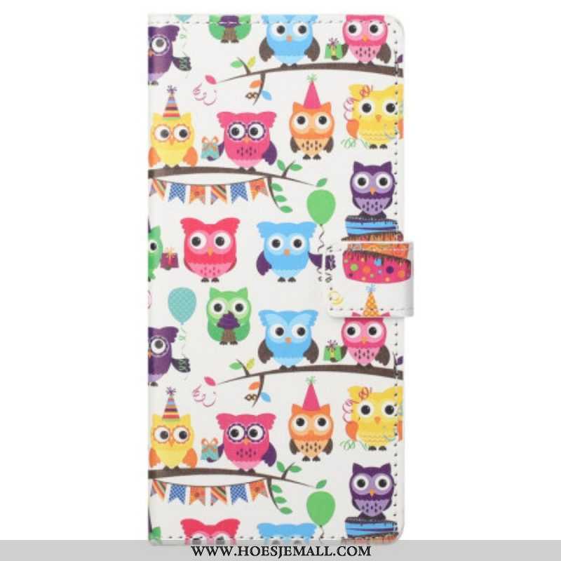 Folio-hoesje voor Samsung Galaxy S23 5G Uil Stam