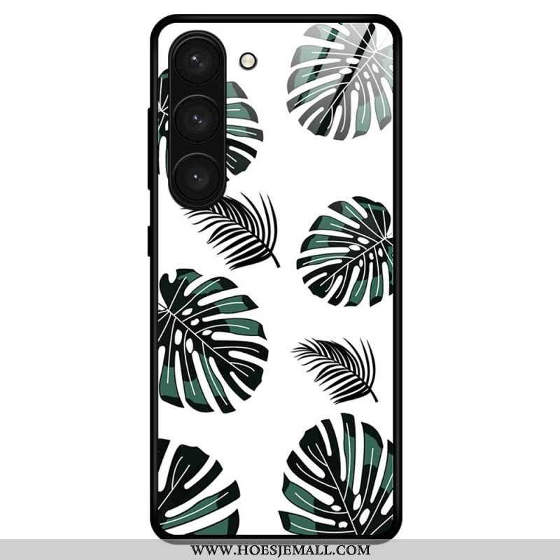 Telefoonhoesje voor Samsung Galaxy S23 Plus 5G Plantaardig Gehard Glas