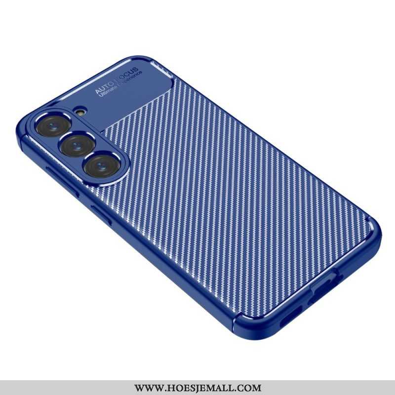 Hoesje voor Samsung Galaxy S23 Plus 5G Flexibele Koolstofvezel