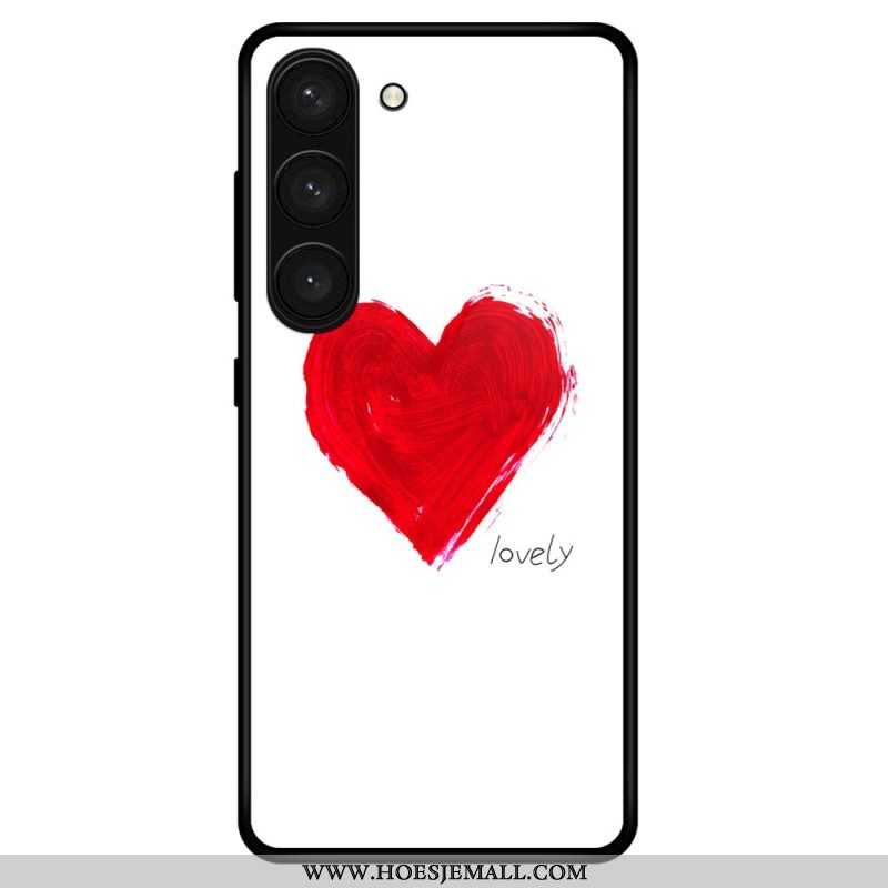 Hoesje voor Samsung Galaxy S23 Plus 5G Hart Van Gehard Glas