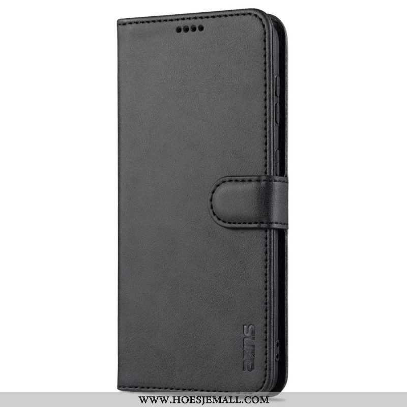 Folio-hoesje voor Samsung Galaxy S23 Plus 5G Azns Ledereffect