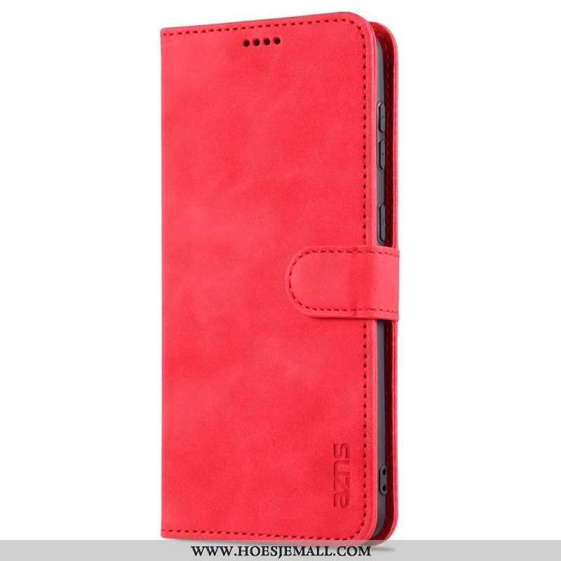 Folio-hoesje voor Samsung Galaxy S23 Plus 5G Azns Ledereffect