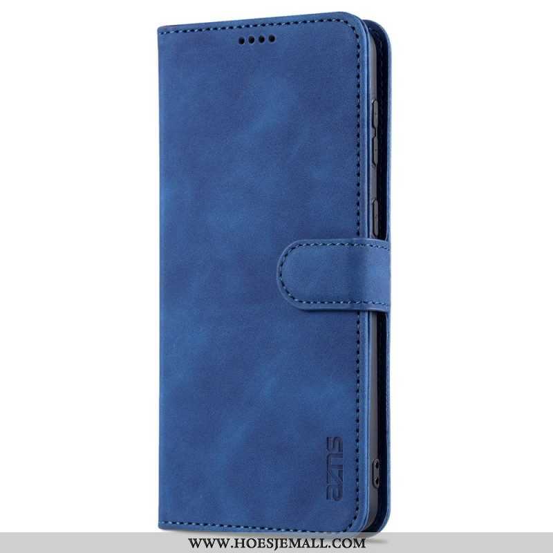 Folio-hoesje voor Samsung Galaxy S23 Plus 5G Azns Ledereffect