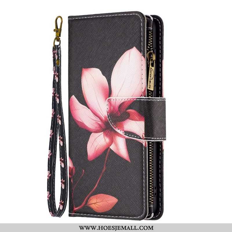 Leren Hoesje voor Samsung Galaxy S23 Ultra 5G Portemonnee Leren Bloemen Portemonnee