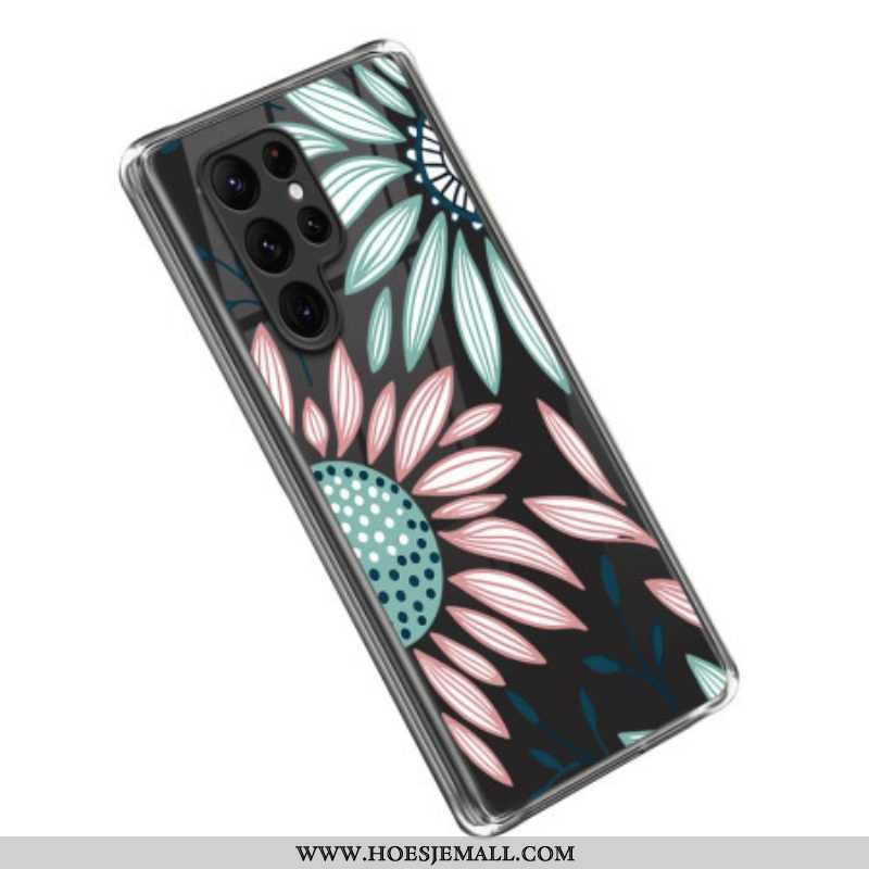 Hoesje voor Samsung Galaxy S23 Ultra 5G Bloemen