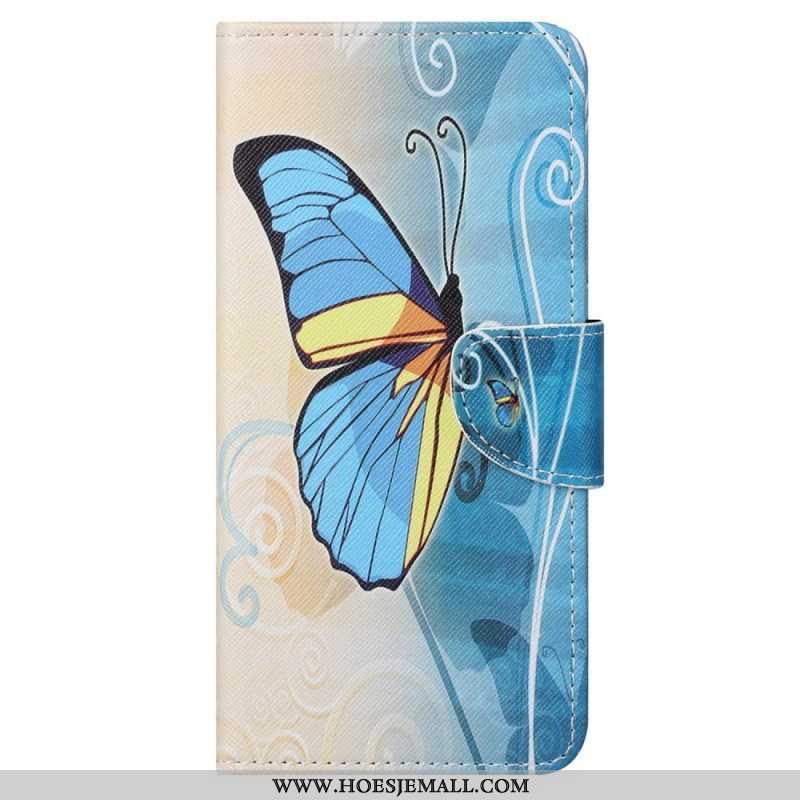 Folio-hoesje voor Samsung Galaxy S23 Ultra 5G Sublieme Vlinders