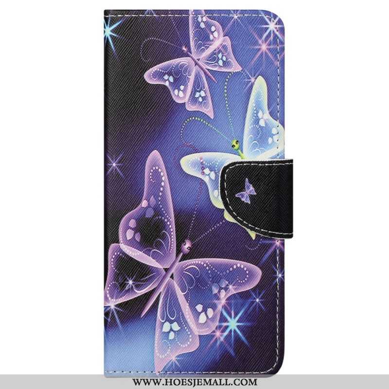 Folio-hoesje voor Samsung Galaxy S23 Ultra 5G Sublieme Vlinders