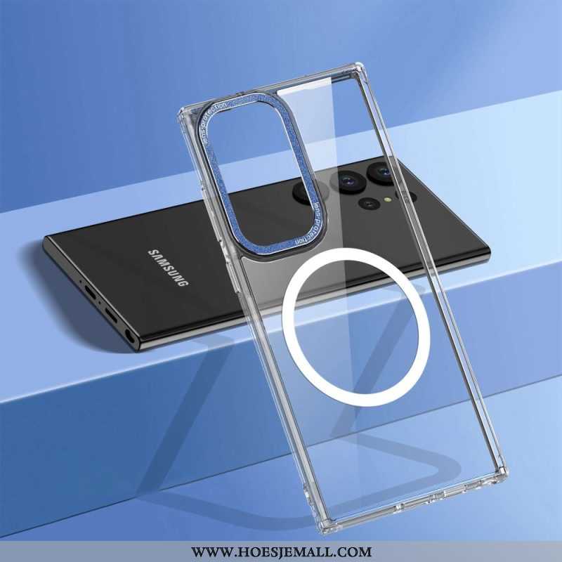 Hoesje voor Samsung Galaxy S23 Ultra 5G Transparant Magsafe-compatibel