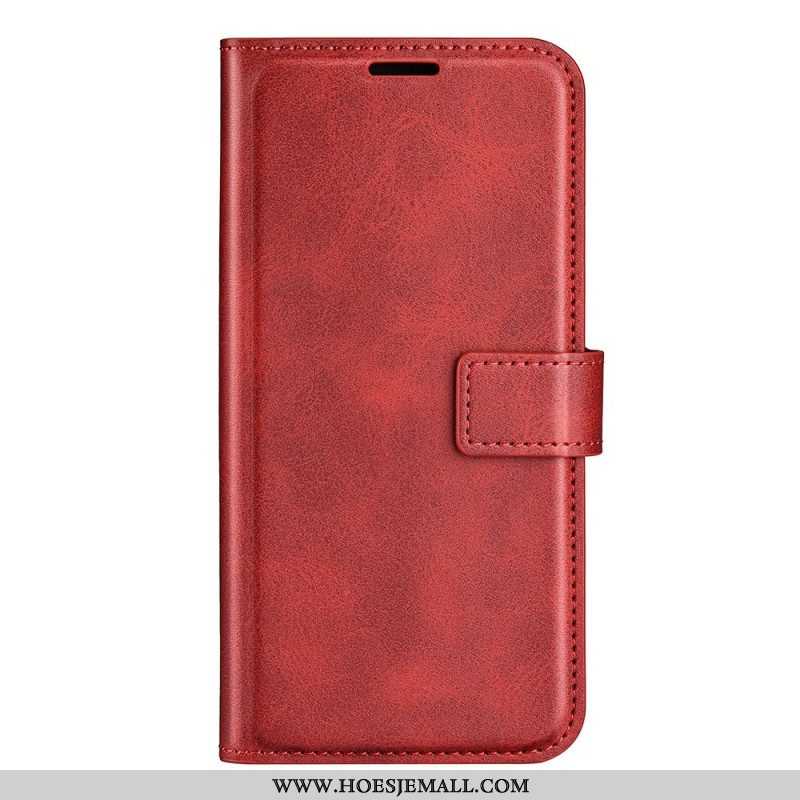 Folio-hoesje voor Samsung Galaxy S23 Ultra 5G Stijl Leer Kleur