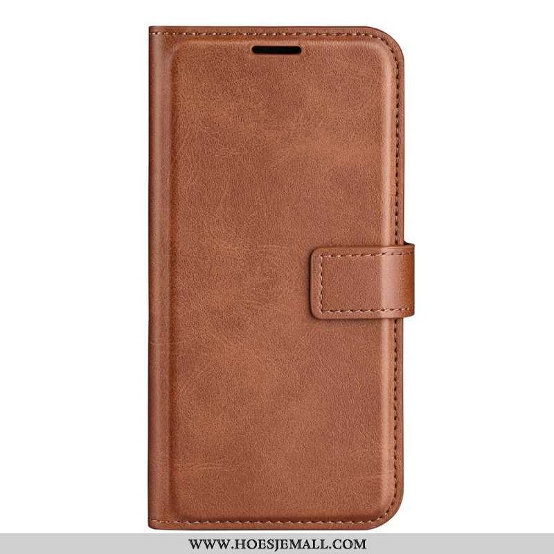 Folio-hoesje voor Samsung Galaxy S23 Ultra 5G Stijl Leer Kleur