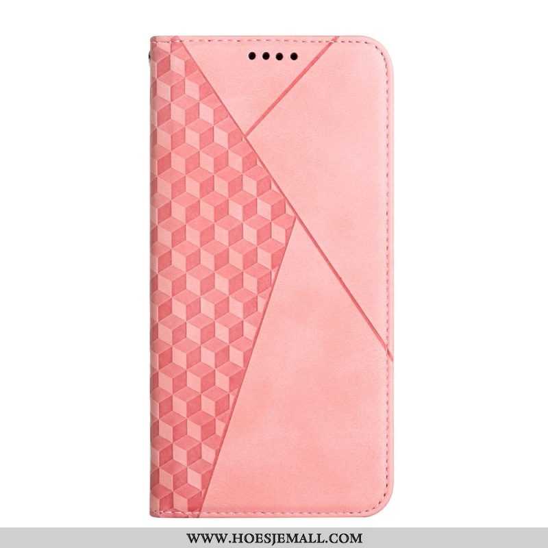 Bescherming Hoesje voor Samsung Galaxy S23 Ultra 5G Folio-hoesje Stijl Leer 3d-patroon