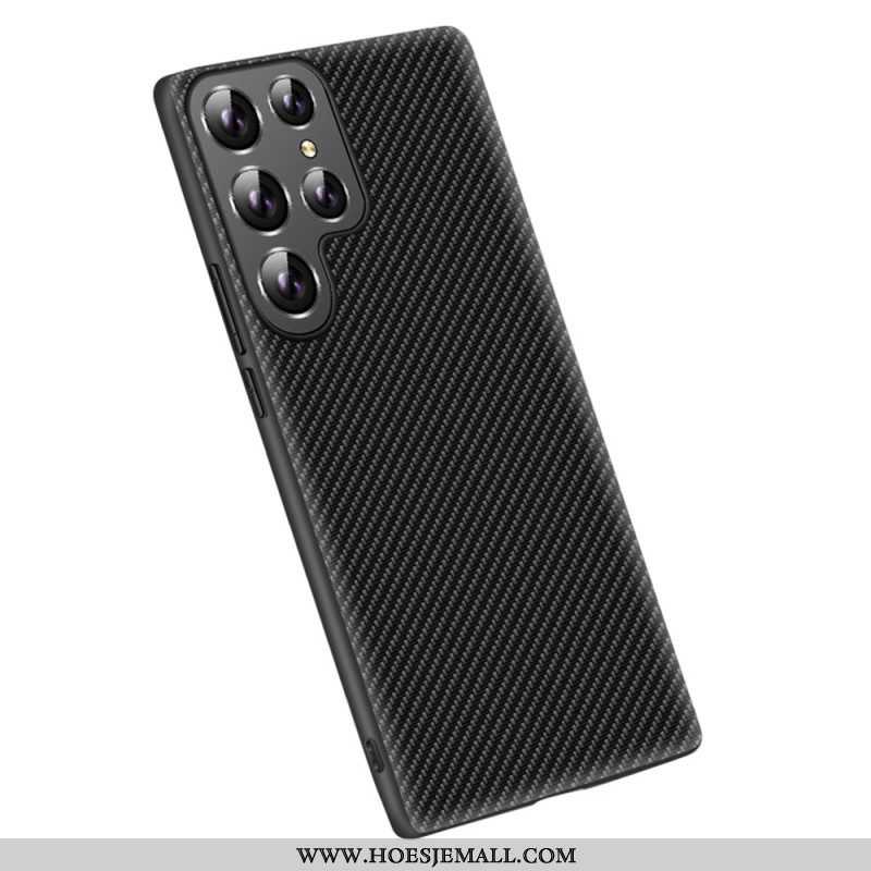 Hoesje voor Samsung Galaxy S23 Ultra 5G Koolstofvezel