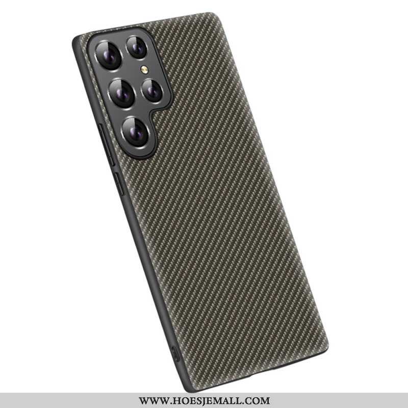 Hoesje voor Samsung Galaxy S23 Ultra 5G Koolstofvezel