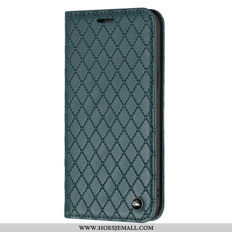 Bescherming Hoesje voor Samsung Galaxy S23 Ultra 5G Folio-hoesje Rfid-diamanten