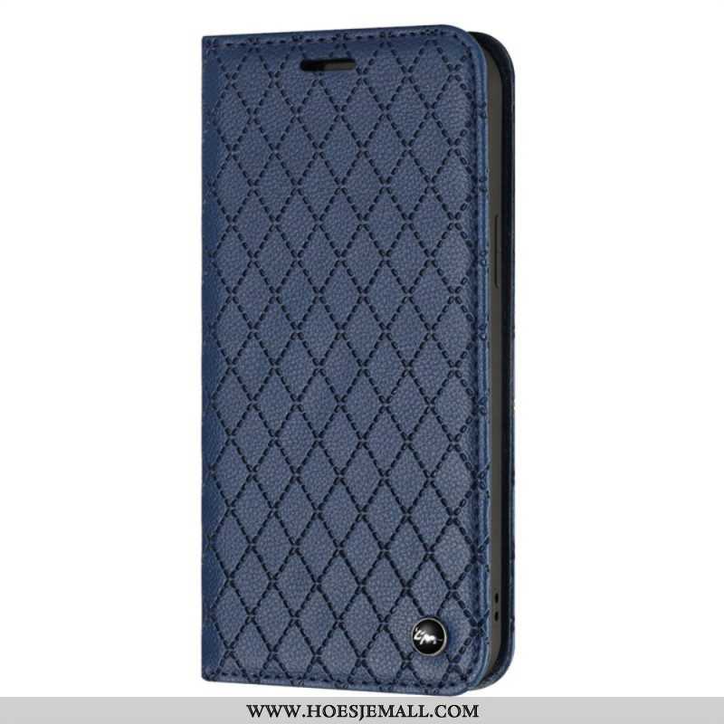 Bescherming Hoesje voor Samsung Galaxy S23 Ultra 5G Folio-hoesje Rfid-diamanten