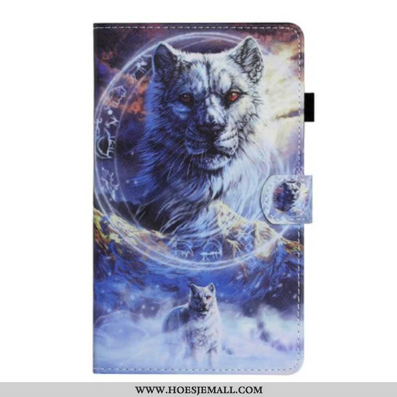 Folio-hoesje voor Samsung Galaxy Tab A7 Lite Wolf