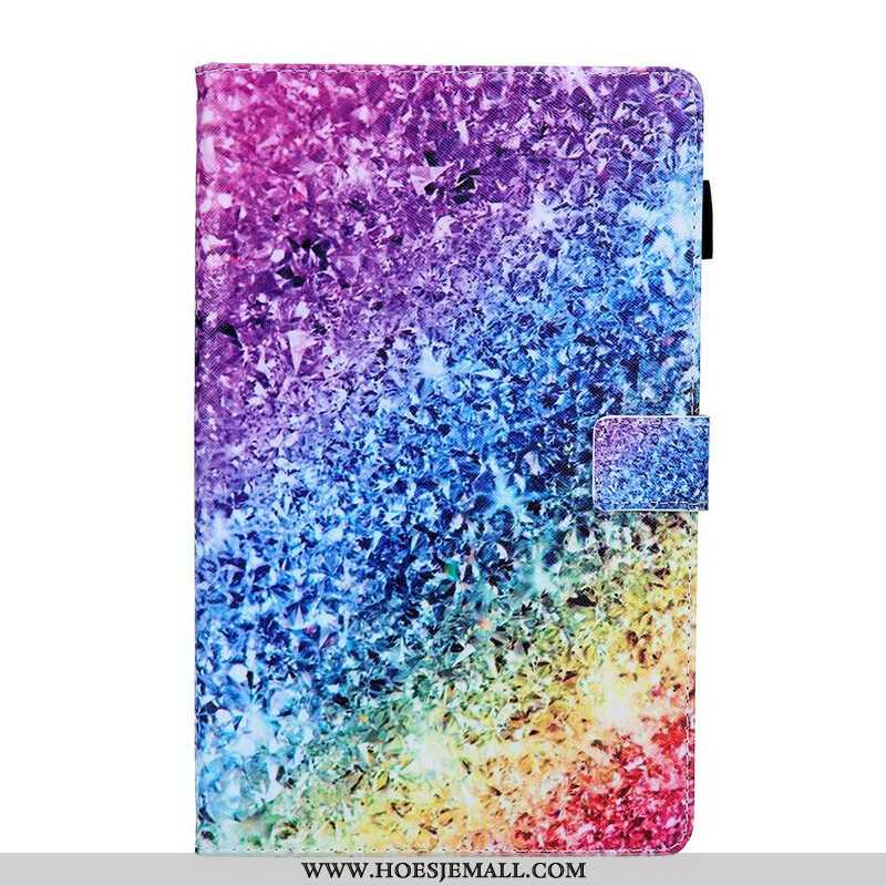 Folio-hoesje voor Samsung Galaxy Tab A7 Lite Pailletten Element