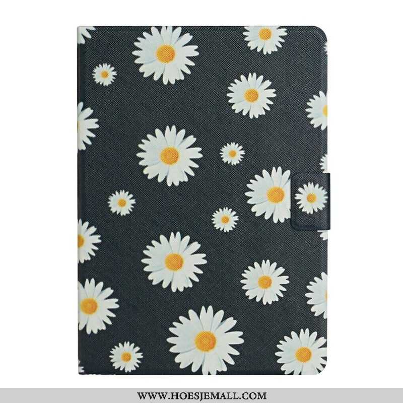 Leren Hoesje voor Samsung Galaxy Tab A7 Lite Bloemen Bloemen Bloemen