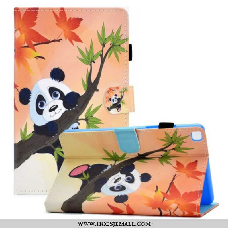 Folio-hoesje voor Samsung Galaxy Tab A7 Lite Leuke Panda