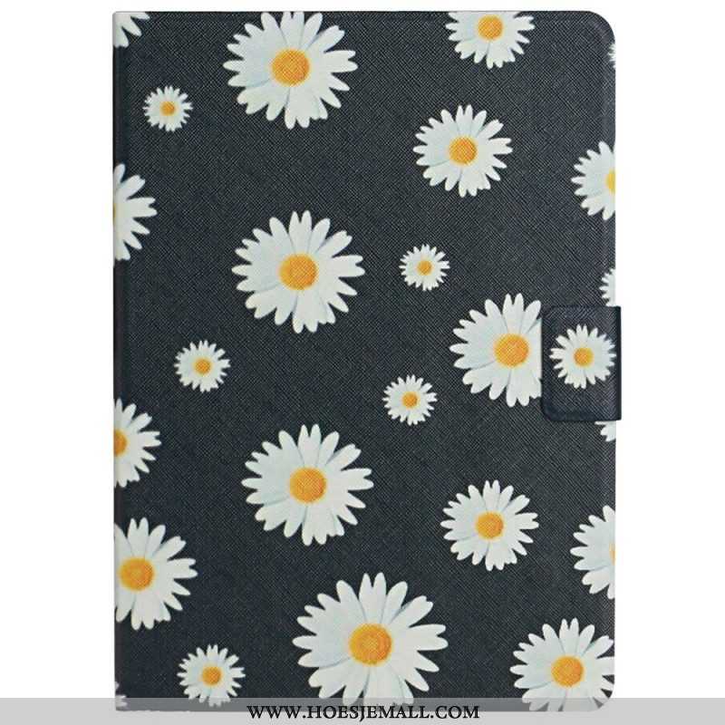 Leren Hoesje voor Samsung Galaxy Tab A8 (2021) Bloemen Bloemen Bloemen