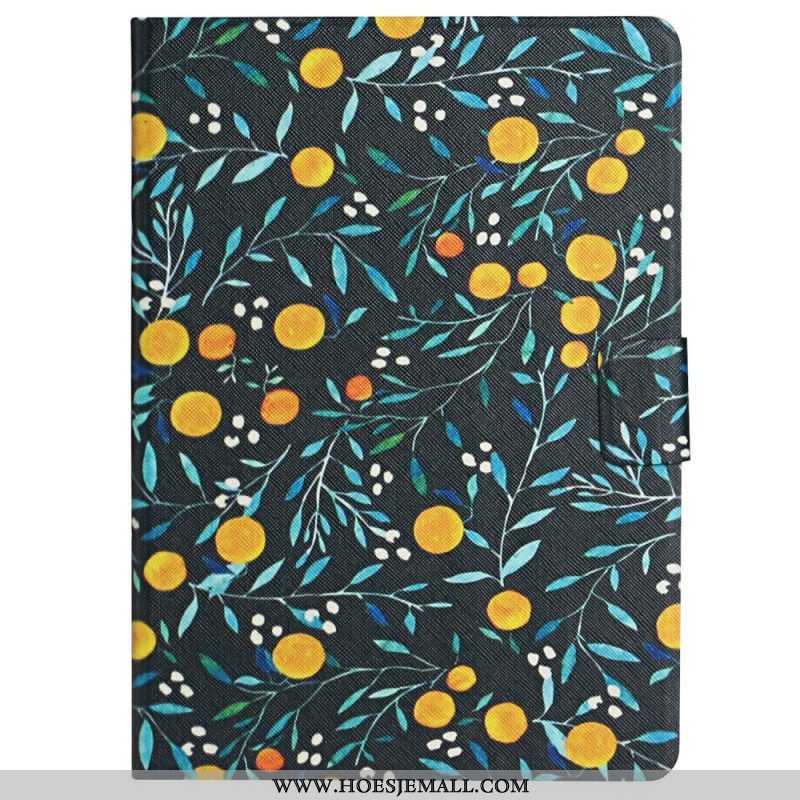 Leren Hoesje voor Samsung Galaxy Tab A8 (2021) Bloemen Bloemen Bloemen