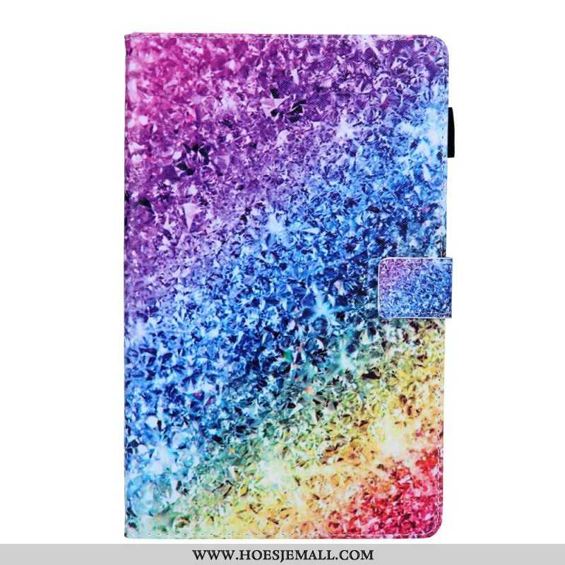 Folio-hoesje voor Samsung Galaxy Tab A8 (2021) Glanzende Pailletten