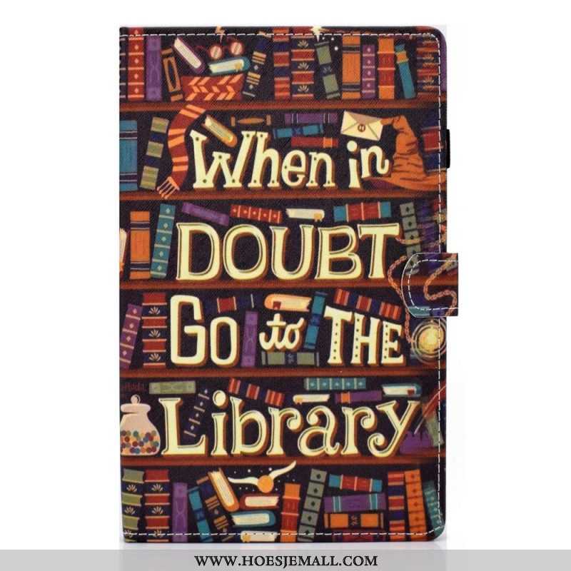 Flip Case voor Samsung Galaxy Tab A8 (2021) Bibliotheek