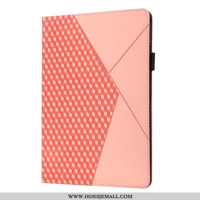 Case voor Samsung Galaxy Tab A8 (2021) Getextureerde Elastische Band