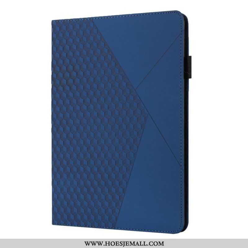 Case voor Samsung Galaxy Tab A8 (2021) Getextureerde Elastische Band