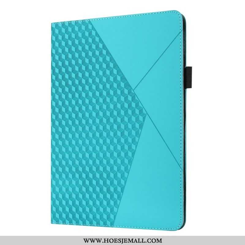 Case voor Samsung Galaxy Tab A8 (2021) Getextureerde Elastische Band