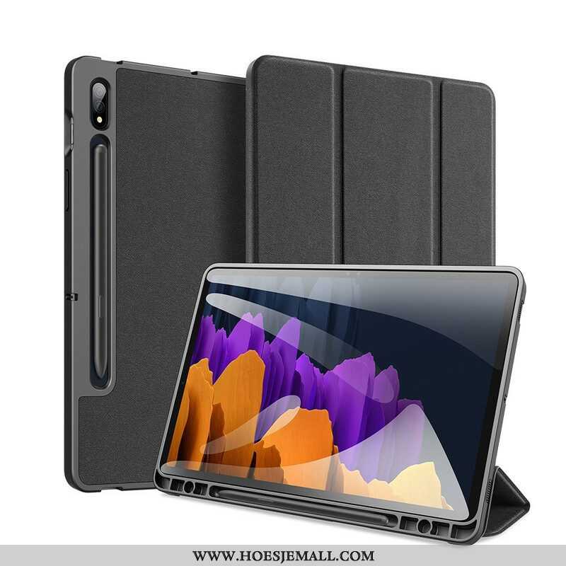 Bescherming Hoesje voor Samsung Galaxy Tab S8 / Tab S7 Domo-serie Dux-ducis