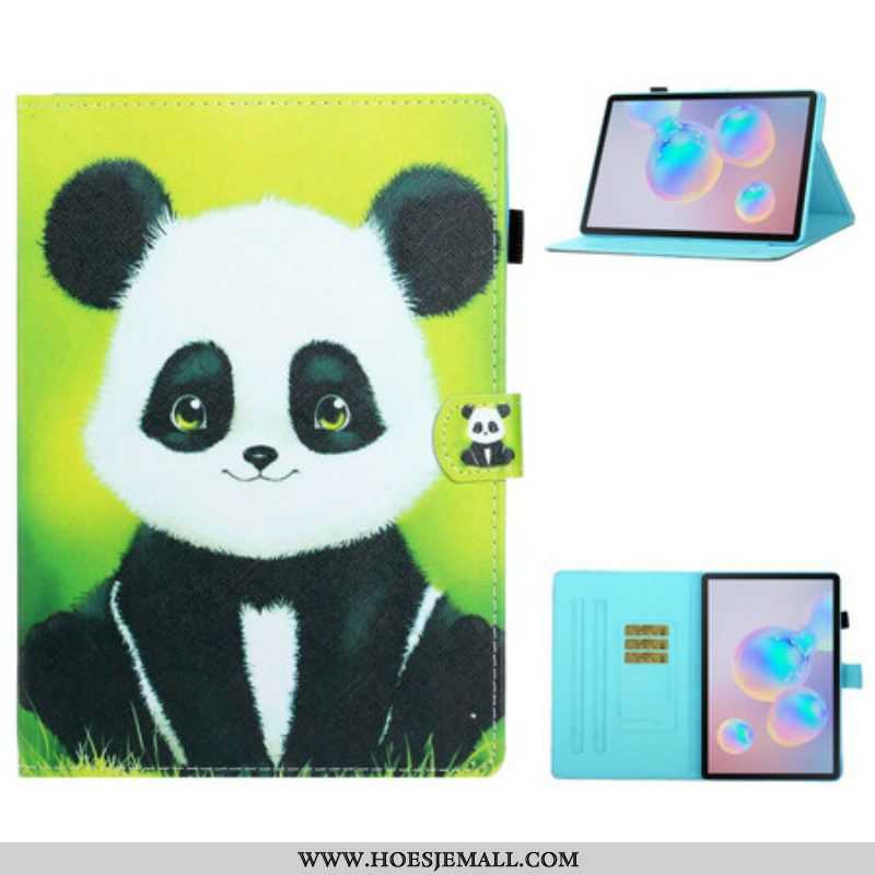 Folio-hoesje voor Samsung Galaxy Tab S8 / Tab S7 Leuke Panda