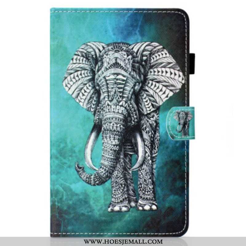 Folio-hoesje voor Samsung Galaxy Tab S8 / Tab S7 Stammen Olifant