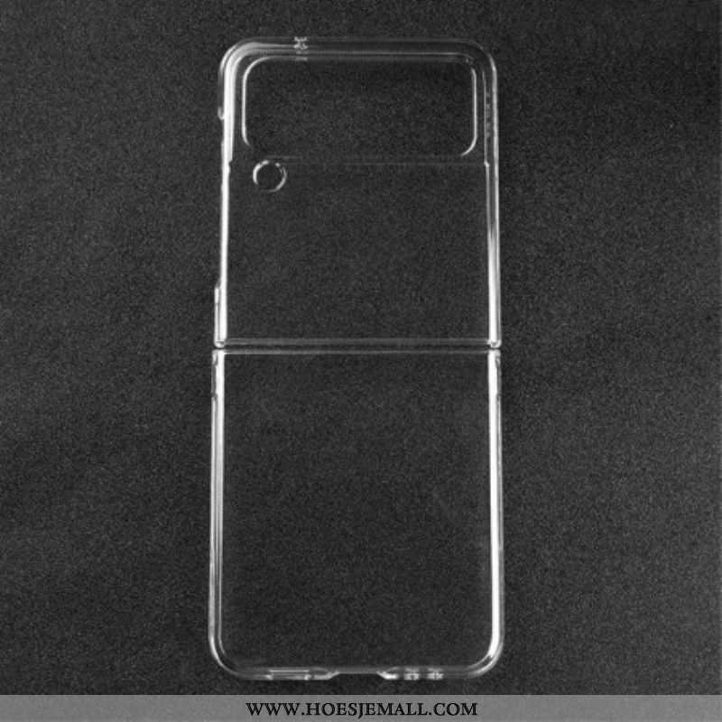Hoesje voor Samsung Galaxy Z Flip 4 Folio-hoesje Transparante Kunststof