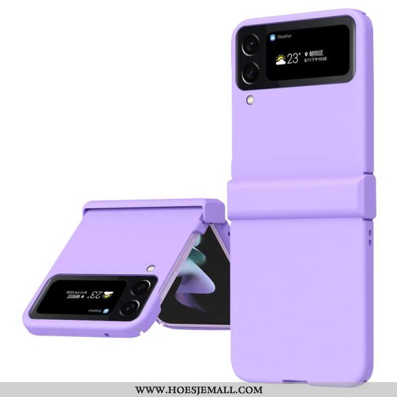 Hoesje voor Samsung Galaxy Z Flip 4 Folio-hoesje Klassiek Mat