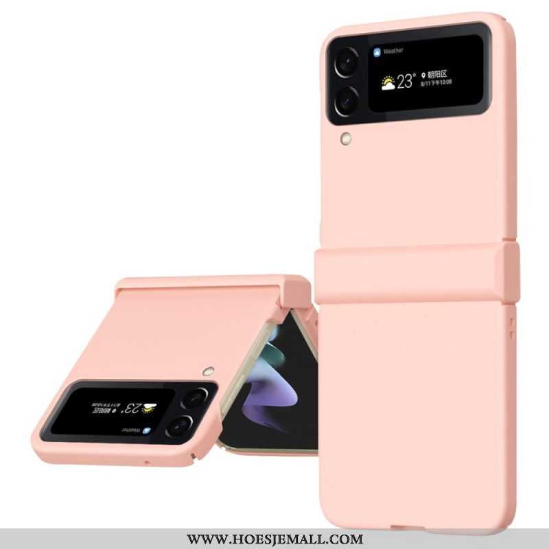 Hoesje voor Samsung Galaxy Z Flip 4 Folio-hoesje Klassiek Mat