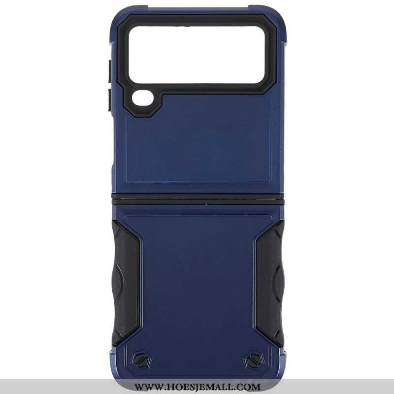 Hoesje voor Samsung Galaxy Z Flip 4 Folio-hoesje Knop Hybride