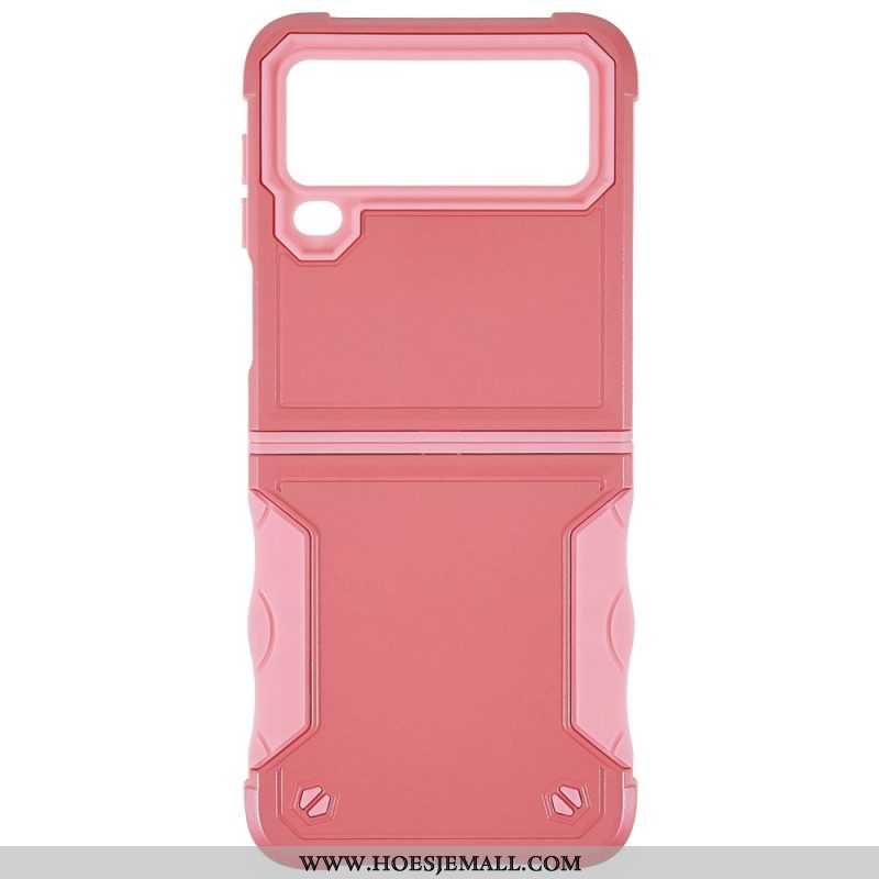 Hoesje voor Samsung Galaxy Z Flip 4 Folio-hoesje Knop Hybride