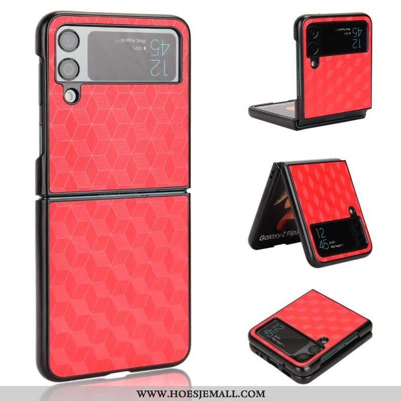 Hoesje voor Samsung Galaxy Z Flip 4 Folio-hoesje 3d-effect